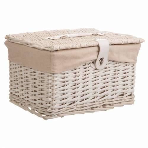 Set de Două Cufere Alexandra House Living Bijela Drvo vrbe 30 x 23 x 40 cm Cijena
