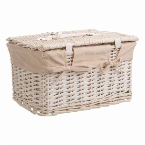 Set de Două Cufere Alexandra House Living Bijela Drvo vrbe 30 x 23 x 40 cm Cijena