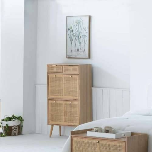 Ormar za cipele Alexandra House Living Prirodno Rešetka 120 x 32 x 70 cm Cijena