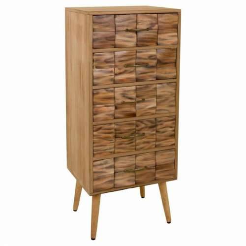 Ormarić s ladicama Alexandra House Living Prirodno Paulovnija 108 x 38 x 44 cm Cijena