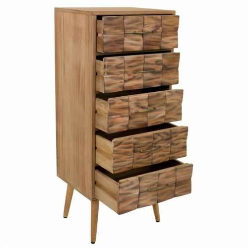 Ormarić s ladicama Alexandra House Living Prirodno Paulovnija 108 x 38 x 44 cm Cijena