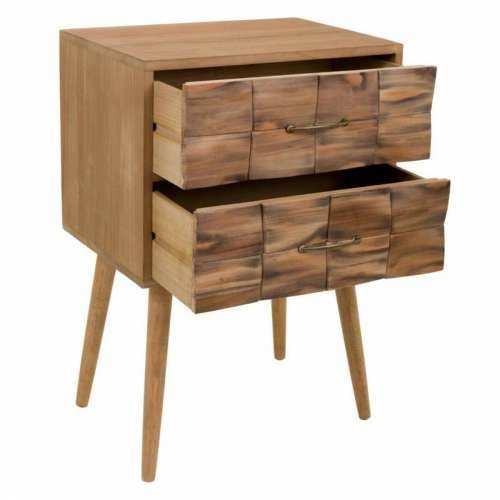 Noćni ormarić Alexandra House Living Prirodno 73 x 38 x 50 cm Cijena
