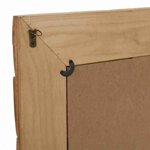 Zidno ogledalo Alexandra House Living Prirodno 84 x 2 x 62 cm Pravokutno Cijena