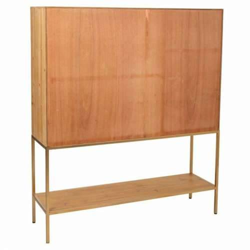 Ormarić za hodnik Alexandra House Living zlatan Prirodno Željezo Jelovina 37 x 139 x 120 cm Cijena