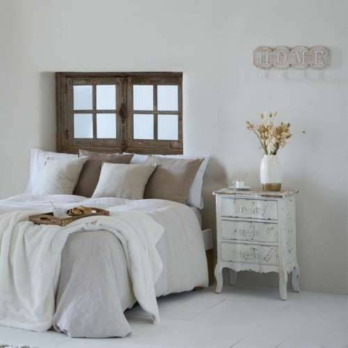 Noćni ormarić Alexandra House Living Bijela 40 x 70 x 50 cm Cijena