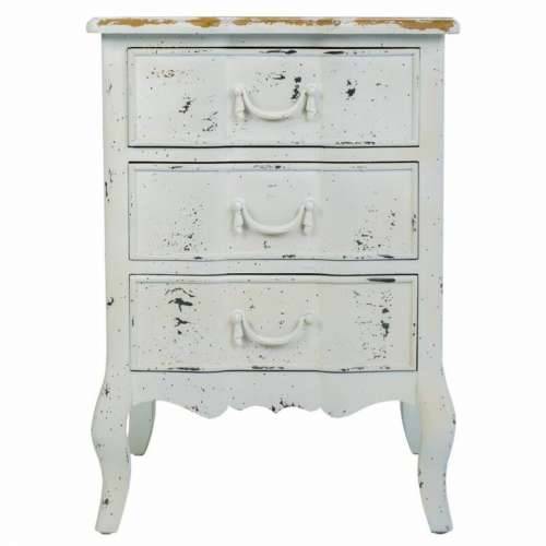 Noćni ormarić Alexandra House Living Bijela 40 x 70 x 50 cm Cijena