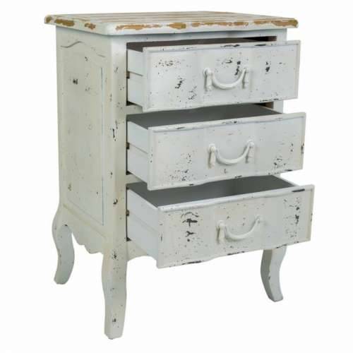 Noćni ormarić Alexandra House Living Bijela 40 x 70 x 50 cm Cijena