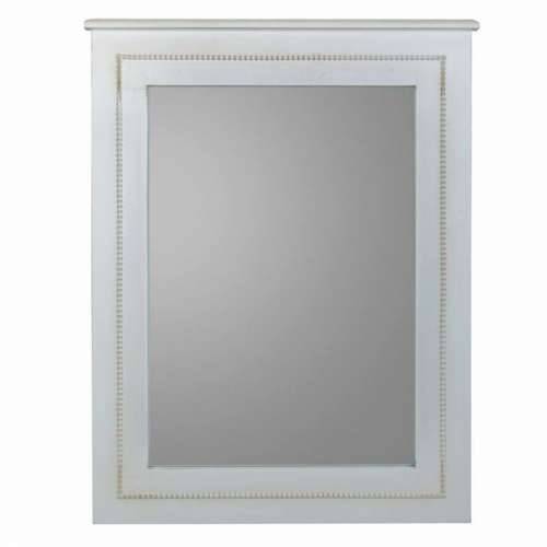 Zidno ogledalo Alexandra House Living Bijela 3 x 90 x 70 cm Pravokutno Cijena