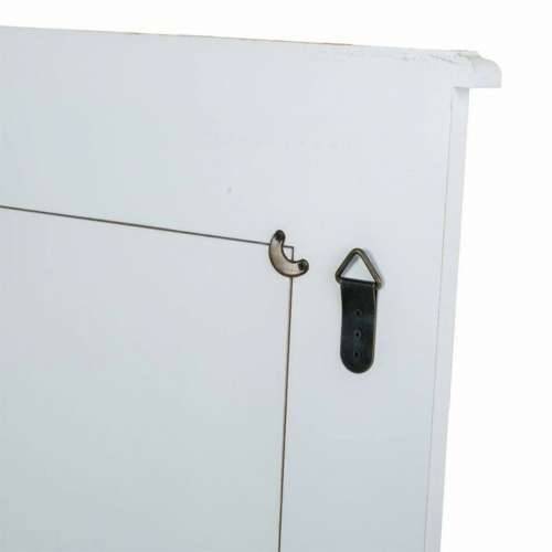 Zidno ogledalo Alexandra House Living Bijela 3 x 90 x 70 cm Pravokutno Cijena