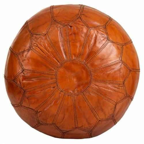 Puff Alexandra House Living Koža 48 x 35 x 48 cm Cijena