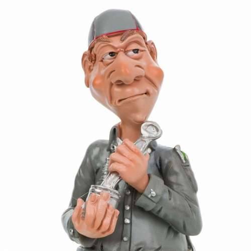 Ukrasna figura Alexandra House Living Polirezin Mehaničar 8 x 25 x 10 cm Cijena