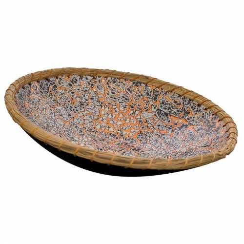 Stolni ukras Alexandra House Living zlatan Keramika 31 x 8 x 31 cm Cijena