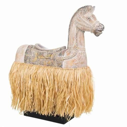 Ukrasna figura Alexandra House Living Drvo Morske alge Konj 58 x 17 x 44 cm Cijena