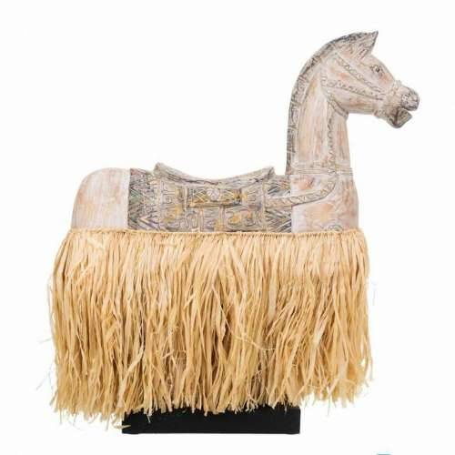 Ukrasna figura Alexandra House Living Drvo Morske alge Konj 58 x 17 x 44 cm Cijena
