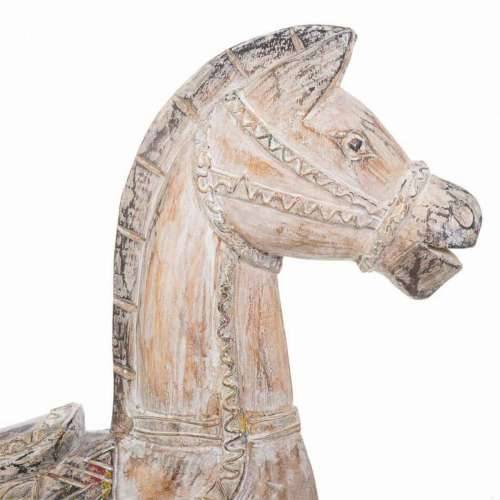 Ukrasna figura Alexandra House Living Drvo Morske alge Konj 58 x 17 x 44 cm Cijena