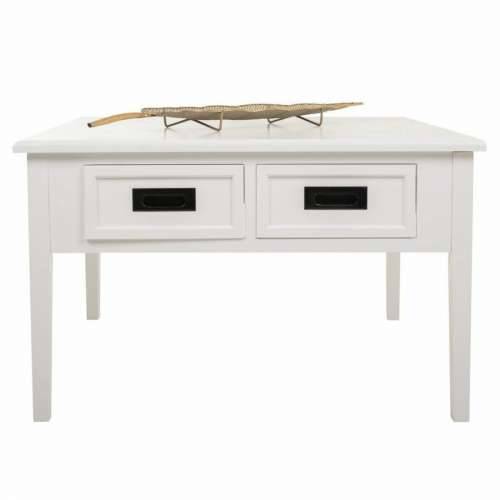 Stolić za dnevni boravak Alexandra House Living Bijela Borovina Drvo MDF 80 x 50 x 80 cm Cijena