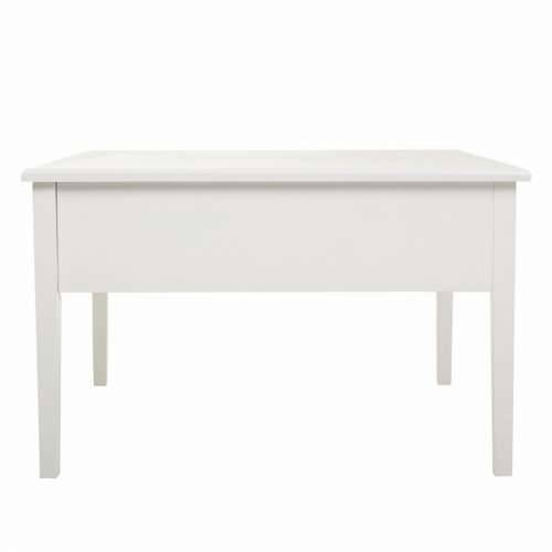 Stolić za dnevni boravak Alexandra House Living Bijela Borovina Drvo MDF 80 x 50 x 80 cm Cijena