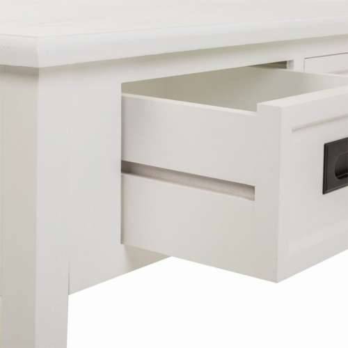 Stolić za dnevni boravak Alexandra House Living Bijela Borovina Drvo MDF 80 x 50 x 80 cm Cijena