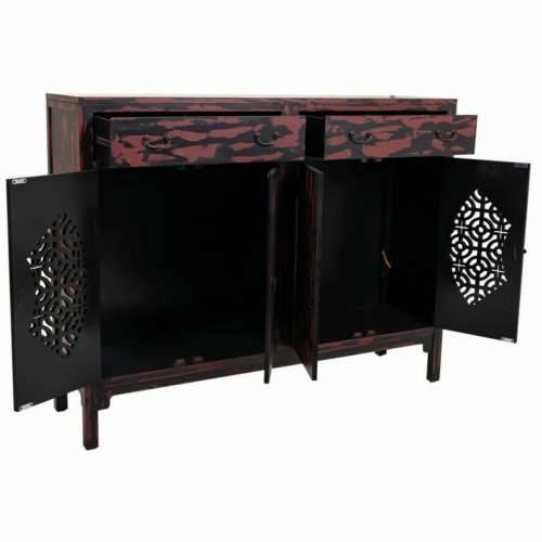 Ormarić za hodnik Alexandra House Living Crvena Jelovina Drvo MDF 36 x 106 x 136 cm Cijena