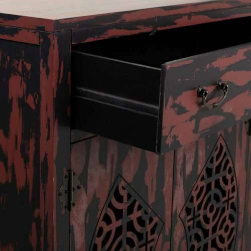 Ormarić za hodnik Alexandra House Living Crvena Jelovina Drvo MDF 36 x 106 x 136 cm Cijena