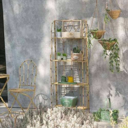 Polica Alexandra House Living Rumena Željezo 28 x 160 x 60 cm Cijena