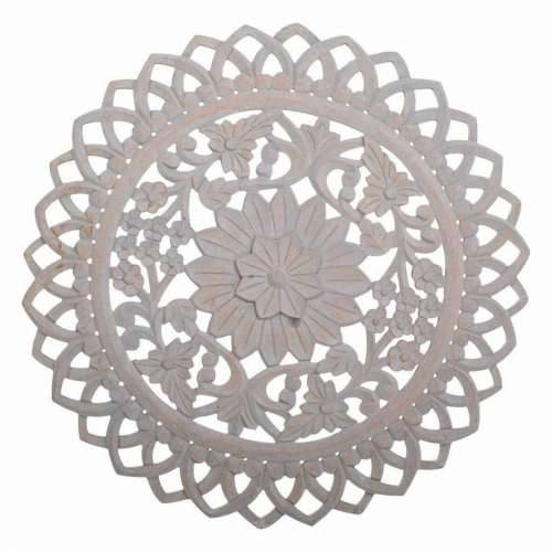 Zidni Ukras Alexandra House Living Siva Drvo MDF 3 x 90 x 90 cm Cijena