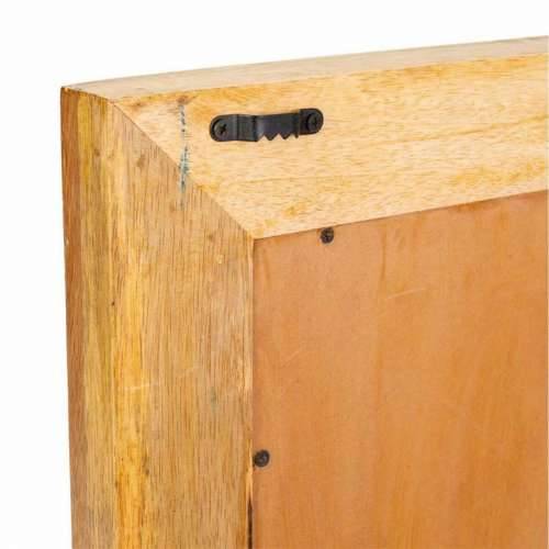 Zidno ogledalo Alexandra House Living Bijela Prirodno 3 x 51 x 42 cm Pravokutno Cijena
