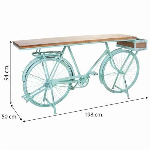 Hodnik Alexandra House Living Bike Turkizno 50 x 94 x 198 cm Cijena