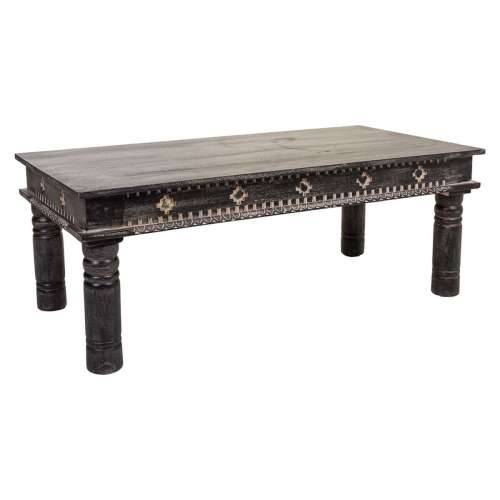 Pomoćni stolić Alexandra House Living Crna Drvo Manga 61 x 46 x 119 cm Cijena