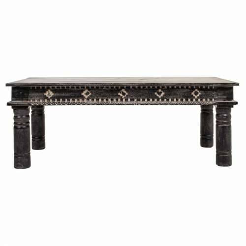Pomoćni stolić Alexandra House Living Crna Drvo Manga 61 x 46 x 119 cm Cijena