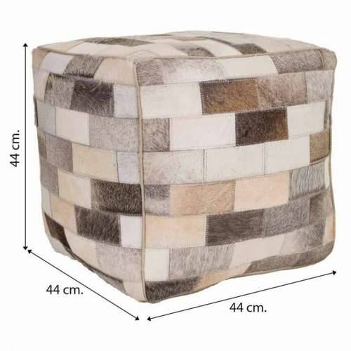 Puff Alexandra House Living Koža 44 x 44 x 44 cm Cijena