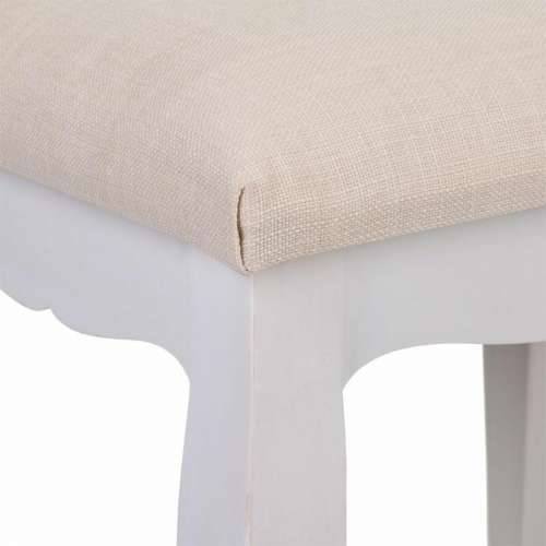 Stolac Alexandra House Living Bijela Smeđa borovina Drvo MDF 31 x 41 x 42 cm Cijena