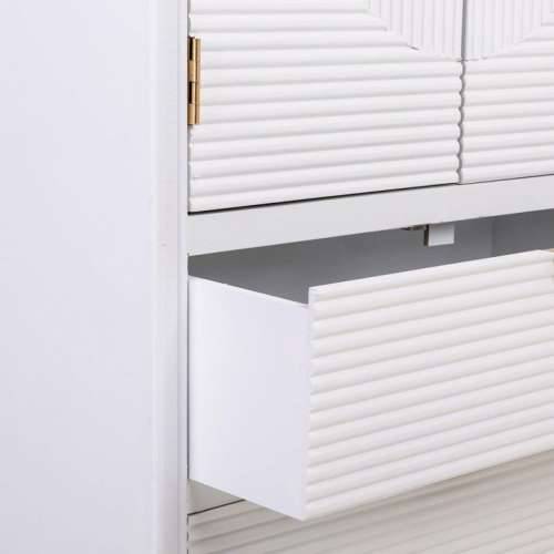 Ormarić Alexandra House Living Bijela zlatan Drvo MDF 36 x 118 x 62 cm Cijena