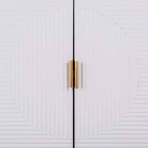 Ormarić Alexandra House Living Bijela zlatan Drvo MDF 36 x 118 x 62 cm Cijena