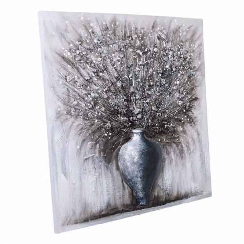 Slika Alexandra House Living Platno Jelovina 100 x 3 x 100 cm Cijena