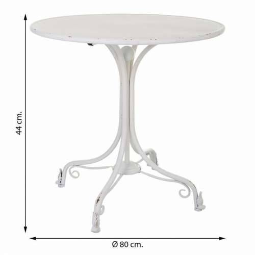 Stol Alexandra House Living Bijela 80 x 78 x 80 cm Cijena