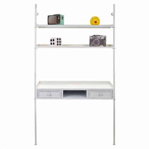 Stol sa policama Alexandra House Living Bijela 45 x 188 x 107 cm Cijena