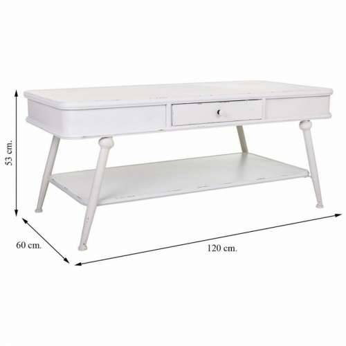 Stolić za dnevni boravak Alexandra House Living Bijela Željezo 60 x 53 x 120 cm Cijena