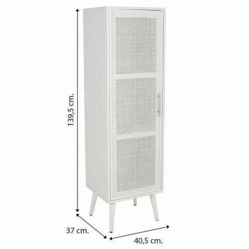 Ormarić Alexandra House Living Srebrna white wedding Bambus Drvo MDF 37 x 139 x 40 cm Cijena