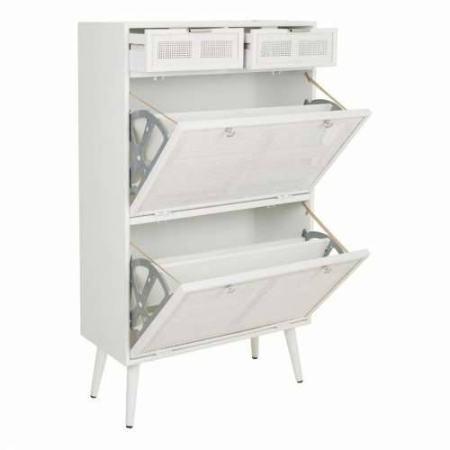 Ormar za cipele Alexandra House Living Bijela 32 x 120 x 70 cm Rešetka Cijena