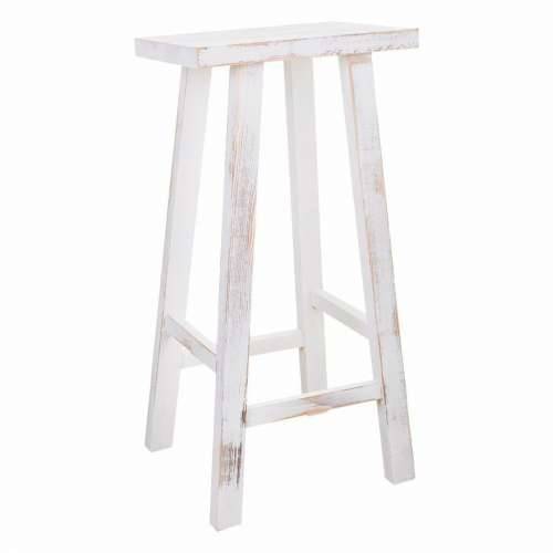 Tabure Alexandra House Living Bijela Borovina 25 x 70 x 35 cm Cijena