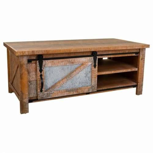 Stolić za dnevni boravak Alexandra House Living Željezo Jelovina Drvo MDF 60 x 48 x 120 cm Cijena