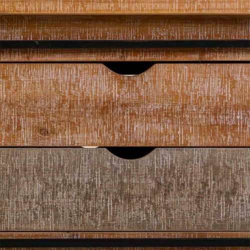 Stolić za dnevni boravak Alexandra House Living Željezo Jelovina Drvo MDF 60 x 48 x 120 cm Cijena