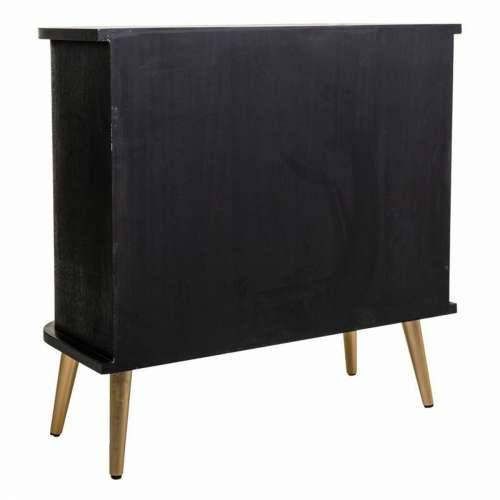 Komoda Alexandra House Living Crna Drvo MDF 35 x 81 x 80 cm Cijena