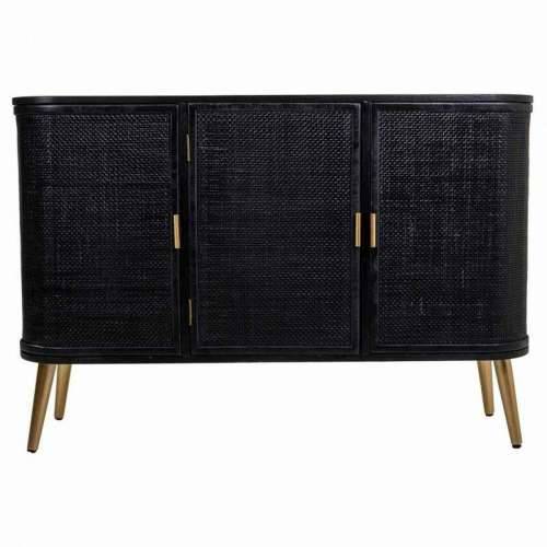 Ormarić za hodnik Alexandra House Living Crna Drvo MDF 37 x 80 x 118 cm Cijena