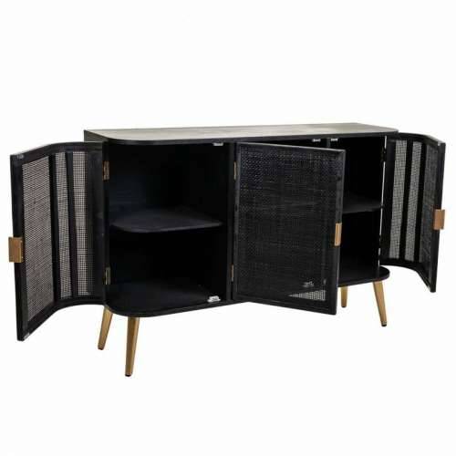 Ormarić za hodnik Alexandra House Living Crna Drvo MDF 37 x 80 x 118 cm Cijena