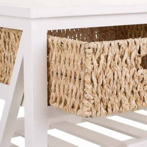 Ormarić za hodnik Alexandra House Living Bijela Uže Drvo MDF 86 x 38 x 88 cm Cijena