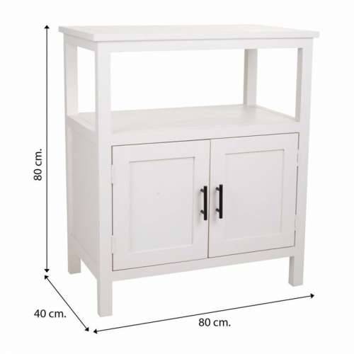 Ormarić za hodnik Alexandra House Living Bijela borovina Drvo MDF 80 x 40 x 68 cm Cijena