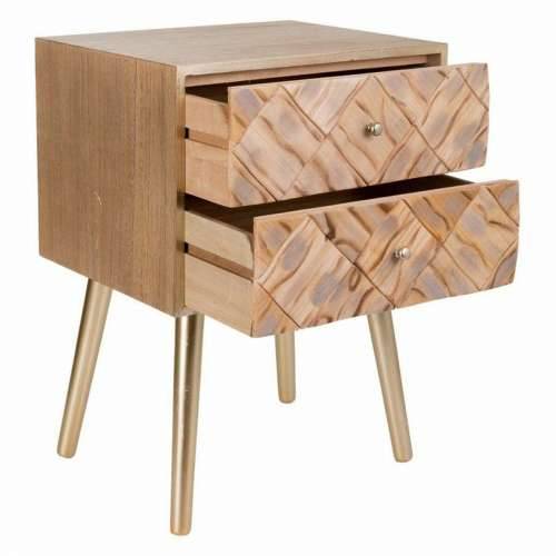 Noćni ormarić Alexandra House Living Smeđa 35 x 61 x 44 cm Cijena