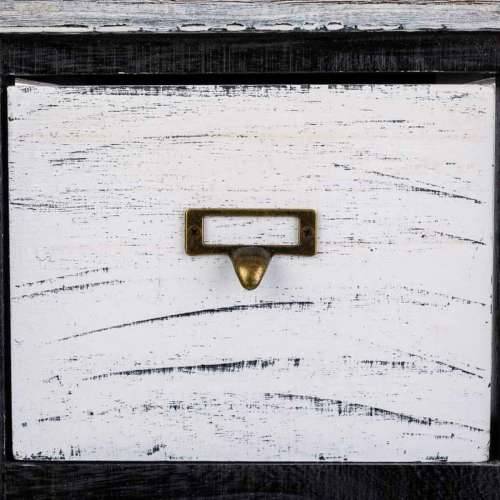 Ormarić s ladicama Alexandra House Living Bijela Crna Paulovnija 32 x 81 x 26 cm Cijena